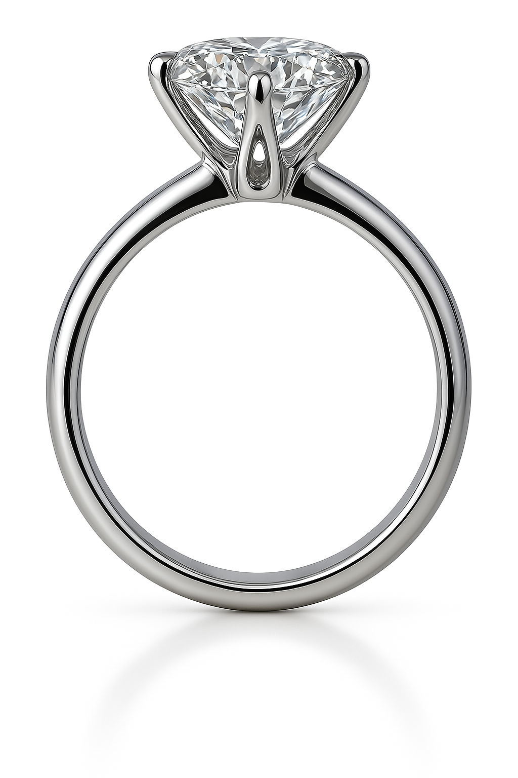 Six-Prong Solitaire Lab-Grown Diamond Ring