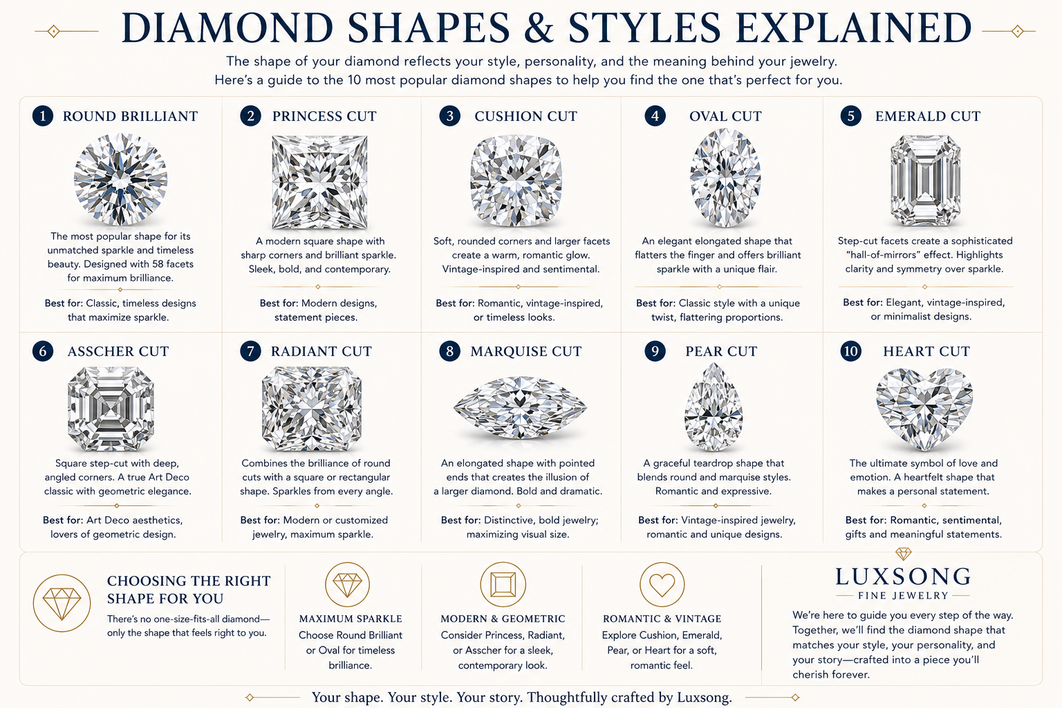 Diamond Shapes & Styles Explained