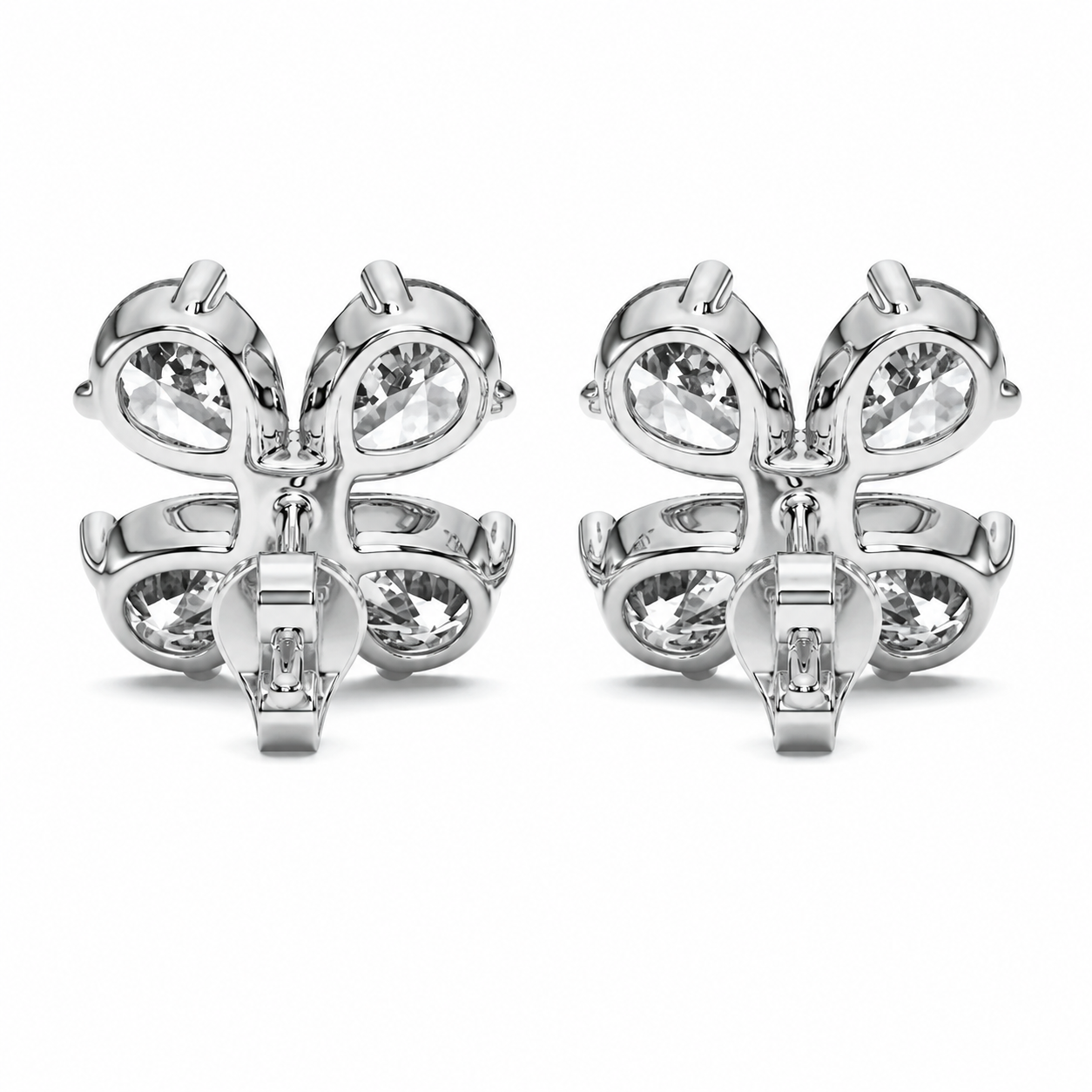 Petralis Pear-Shaped Lab Diamond Earrings