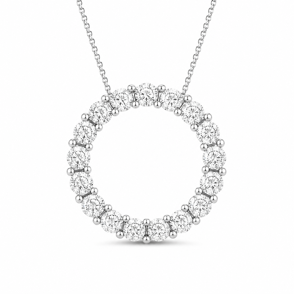 Eternity Lab-Grown Diamond Circle Necklace
