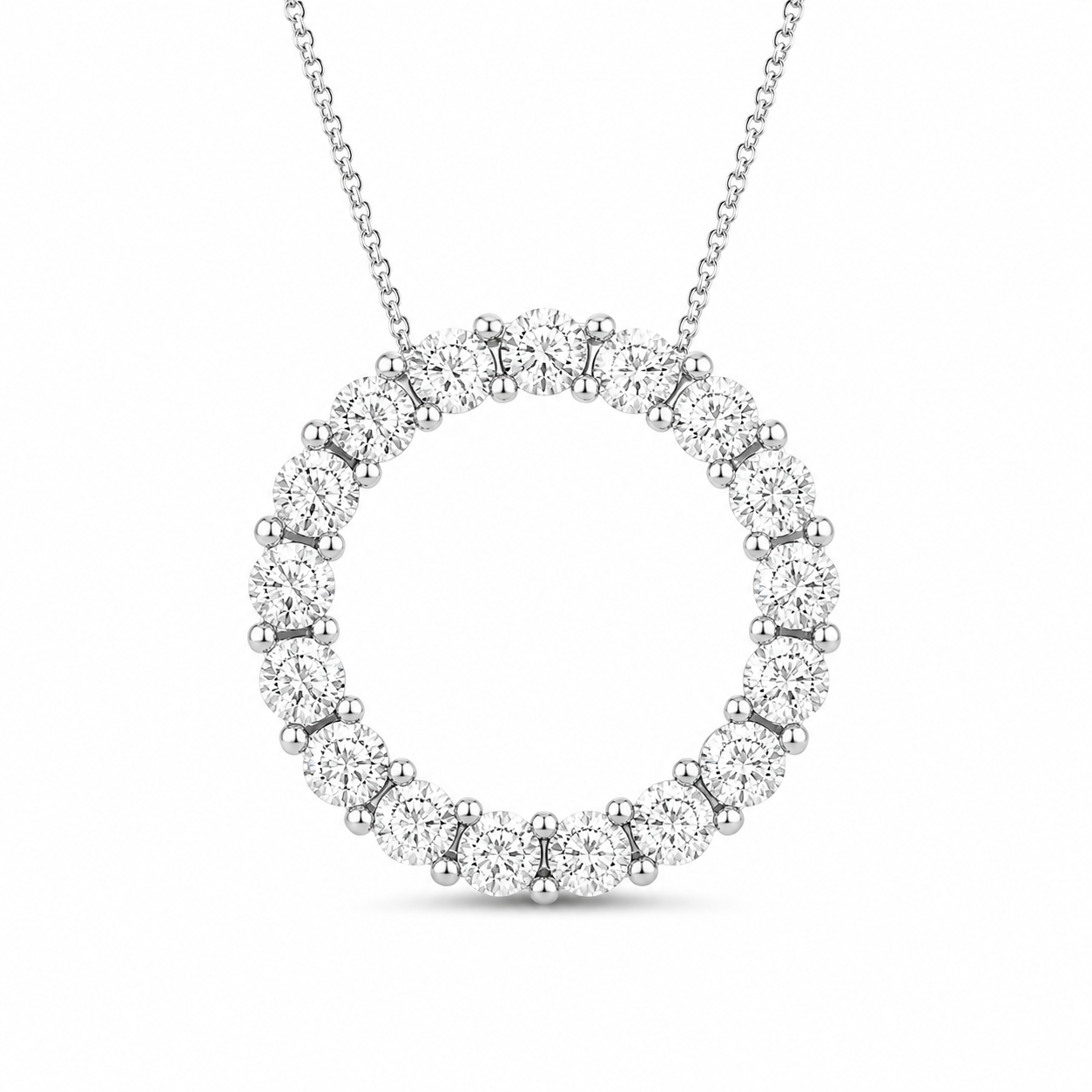 Eternity Lab-Grown Diamond Circle Necklace