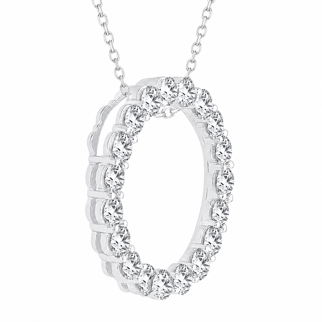 Eternity Lab-Grown Diamond Circle Necklace