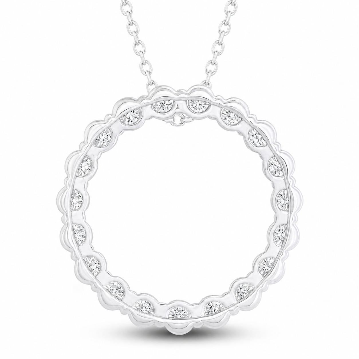 Eternity Lab-Grown Diamond Circle Necklace