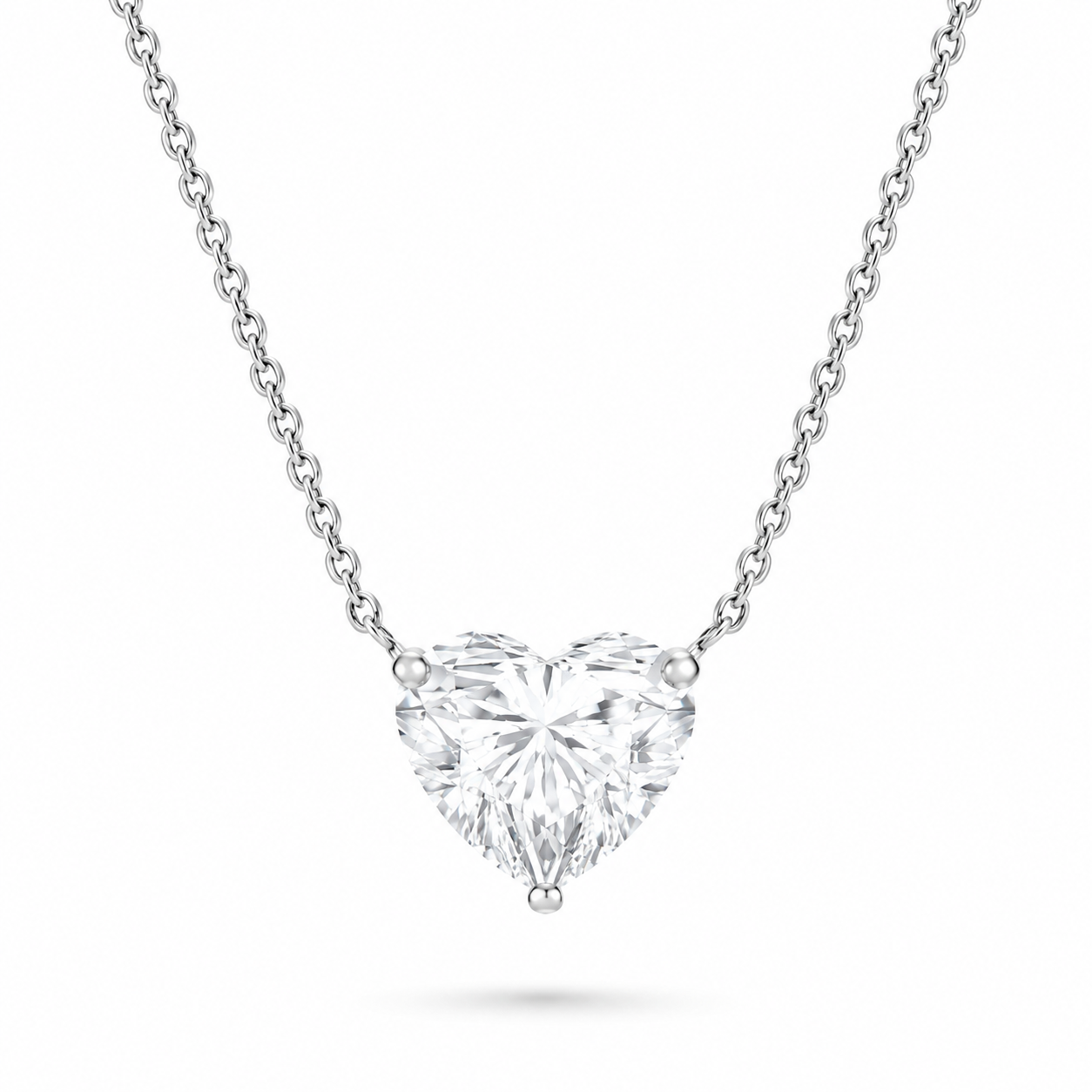 Heart Shape Diamond Pendant