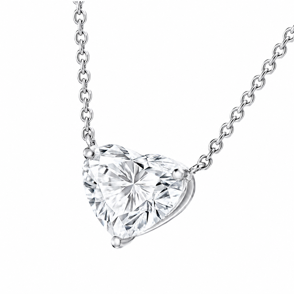 Heart Shape Diamond Pendant