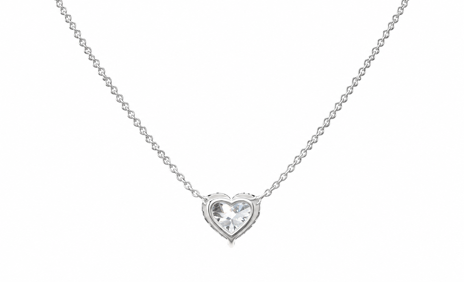 Heart Shape Diamond Pendant