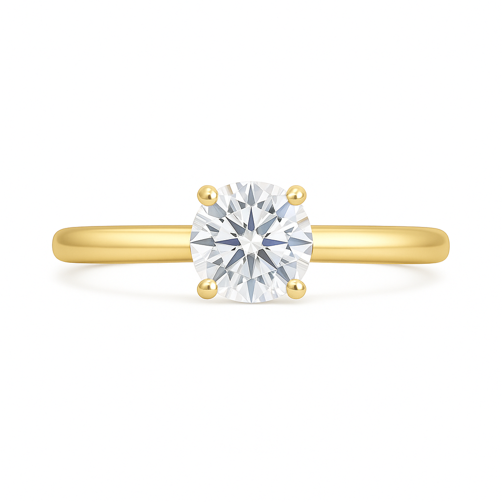 Four-Prong Lab-Grown Diamond Ring