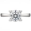 Knife-Edge Solitaire Lab-Grown Diamond Ring