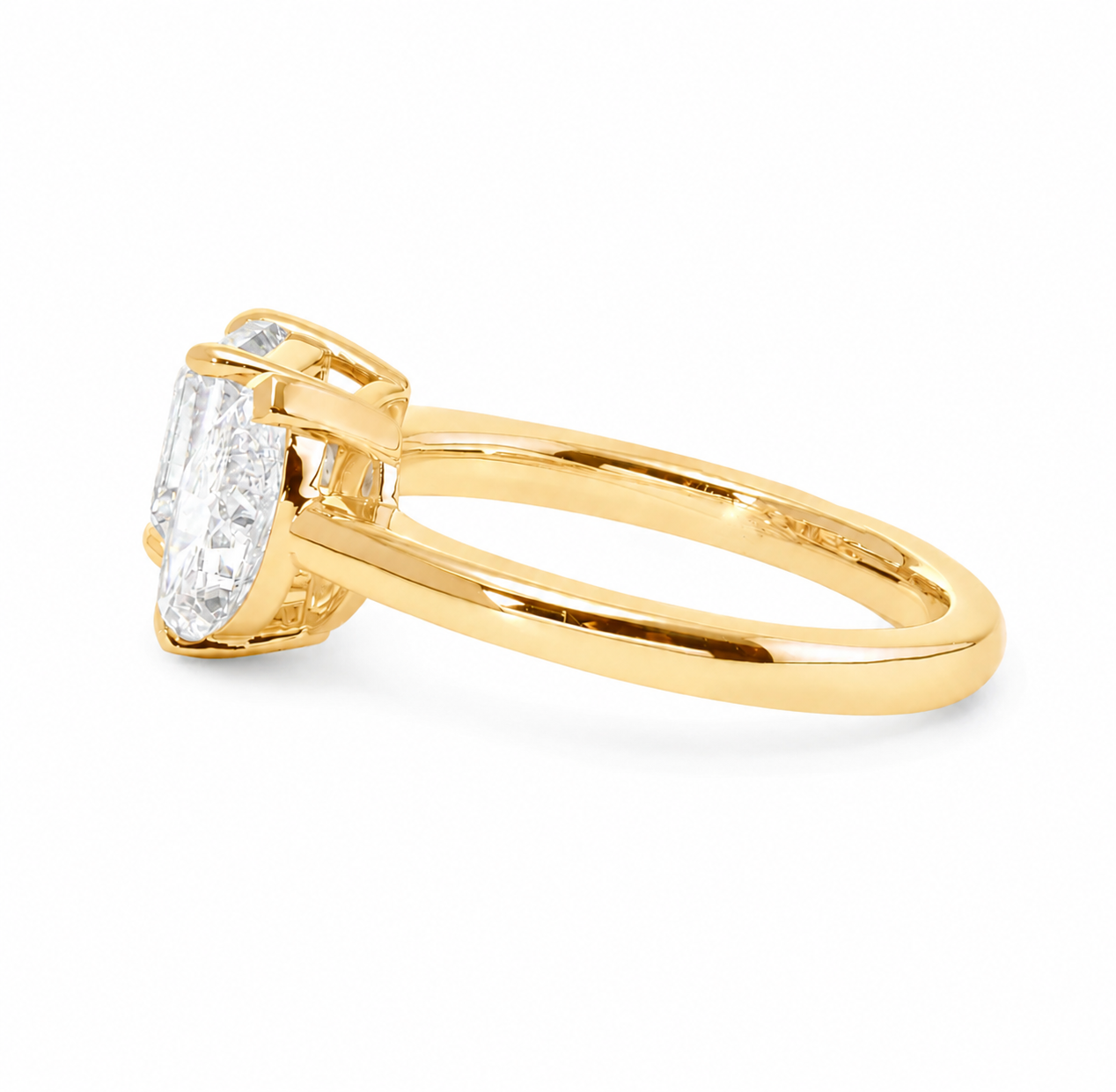 Marquise-Cut & Asscher-Cut Lab Diamond Toi et Moi Ring