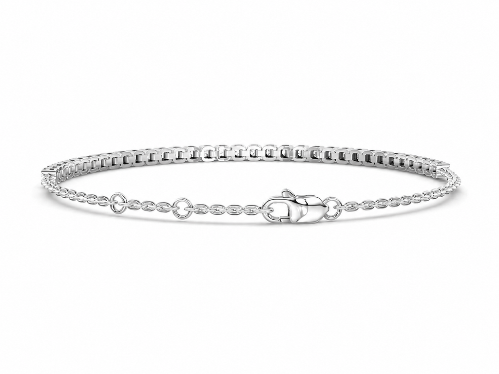 Lab Diamond Tennis Chain Bracelet