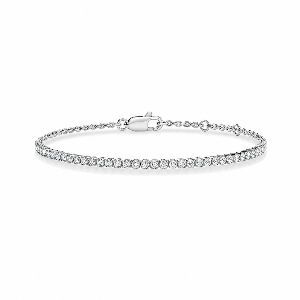 Lab Diamond Tennis Chain Bracelet